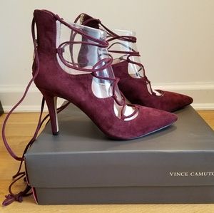 Vince Camuto Barsha Lace-up Pump Size 8.5